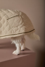 Beige Turtleneck Coat FAWN