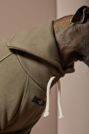 Italian Greyhound / Whippet Military Green Sweatshirt STONE