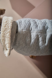 Dachshund Grey Quilted Sweater OSLO