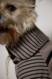 Standard Taupe and Black Striped Sweater LINE