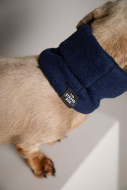 Blue Fleece Ring Scarf CHILL