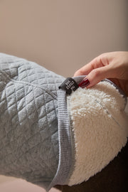 Grey Quilted Sweater OSLO