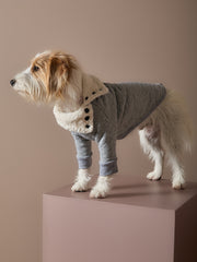 Grey Quilted Sweater OSLO