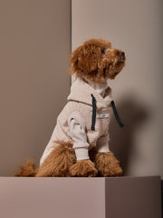 Sand Textured Hooded Vest BIRCH