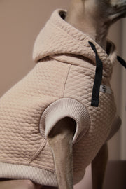 Italian Greyhound / Whippet Sand Textured Hooded Vest BIRCH