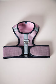 Dachshund Pink & Black Mesh Harness COBBLESTONE