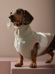Dachshund Color-Block Turtleneck Vest SHEAR