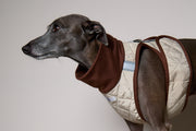 Italian Greyhound / Whippet Beige Quilted Turtleneck Harness GADE