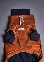 Italian Greyhound / Whippet Terracotta Turtleneck Vest MELROSE