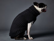 Black Knit Turtleneck Vest MALIBU